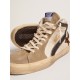 Men's Slide with leopard print pony skin star and black flash Men's Slide with leopard print pony skin star and black flash