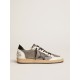 Men's Ball Star in gray leather with black star and heel tab Men's Ball Star in gray leather with black star and heel tab