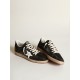 Men's Ball Star in black suede with white leather star Men's Ball Star in black suede with white leather star