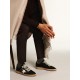 Men's Ball Star in black suede with white leather star Men's Ball Star in black suede with white leather star
