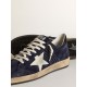 Men's Ball Star in dark blue suede with white nubuck star Men's Ball Star in dark blue suede with white nubuck star