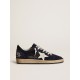 Men's Ball Star in dark blue suede with white nubuck star Men's Ball Star in dark blue suede with white nubuck star