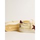 Men's Ball Star in beige nappa with burgundy mesh star and heel tab Men's Ball Star in beige nappa with burgundy mesh star and heel tab