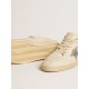 Ball Star in nappa leather with gray suede star and heel tab Ball Star in nappa leather with gray suede star and heel tab