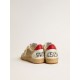 Ball Star LTD in mesh with metallic leather star and red heel tab Ball Star LTD in mesh with metallic leather star and red heel tab