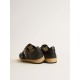 Ball Star in black nappa with suede star and black nappa heel tab Ball Star in black nappa with suede star and black nappa heel tab