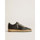 Ball Star in black nappa with suede star and black nappa heel tab Ball Star in black nappa with suede star and black nappa heel tab
