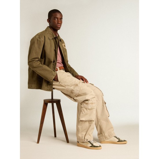 Ball Star LTD with platinum leather star and green leather heel tab Ball Star LTD with platinum leather star and green leather heel tab
