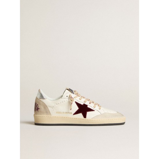 Men’s Ball Star Mountain LTD in leather with burgundy velvet star Men’s Ball Star Mountain LTD in leather with burgundy velvet star