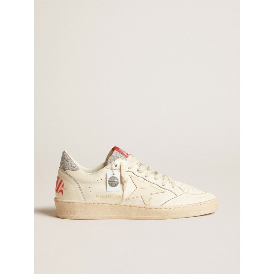 Men’s Ball Star LTD in nappa with white star and Swarovski crystal heel tab Men’s Ball Star LTD in nappa with white star and Swarovski crystal heel tab