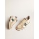 Men's Ball Star LTD in nappa with green star and dove-gray suede inserts Men's Ball Star LTD in nappa with green star and dove-gray suede inserts