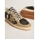 Brown Ball Star with dove-gray suede star and heel tab Brown Ball Star with dove-gray suede star and heel tab