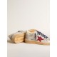 Ball Star in metallic suede with suede star and leather heel tab Ball Star in metallic suede with suede star and leather heel tab