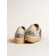 Ball Star in metallic suede with suede star and leather heel tab Ball Star in metallic suede with suede star and leather heel tab