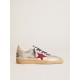 Ball Star in metallic suede with suede star and leather heel tab Ball Star in metallic suede with suede star and leather heel tab