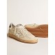 Ball Star with silver leather star and green leather heel tab Ball Star with silver leather star and green leather heel tab