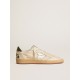 Ball Star with silver leather star and green leather heel tab Ball Star with silver leather star and green leather heel tab
