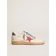 Ball Star LTD with red star and lizard-print leather heel tab Ball Star LTD with red star and lizard-print leather heel tab