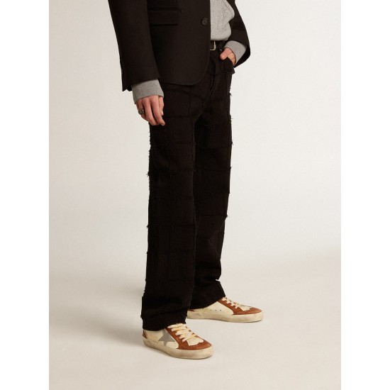 Mid Star LTD with gray leather star and beige cotton flash Mid Star LTD with gray leather star and beige cotton flash