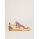 Men’s Mid Star LAB in nylon and nappa with mauve suede star Men’s Mid Star LAB in nylon and nappa with mauve suede star