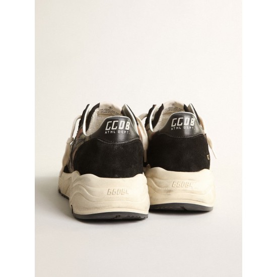 Men's Running Sole in nylon ripstop with camouflage print Men's Running Sole in nylon ripstop with camouflage print
