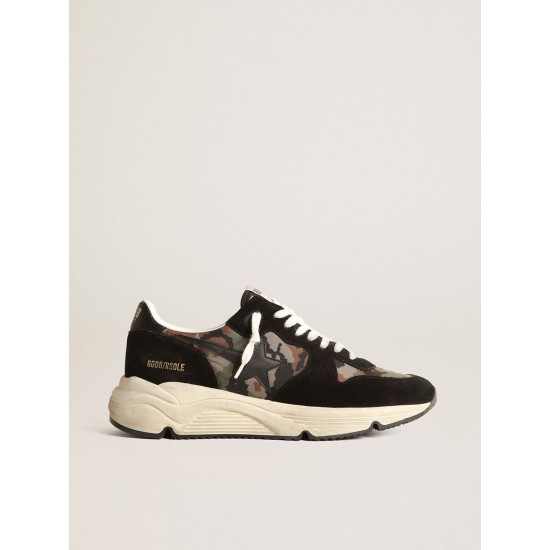 Men's Running Sole in nylon ripstop with camouflage print Men's Running Sole in nylon ripstop with camouflage print