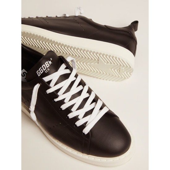 Men's Starter in leather with star printed on the heel tab Men's Starter in leather with star printed on the heel tab