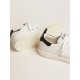 Starter sneakers in white leather with black leather heel tab Starter sneakers in white leather with black leather heel tab