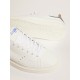 Men's Starter in white naplack with painted leather heel tab Men's Starter in white naplack with painted leather heel tab