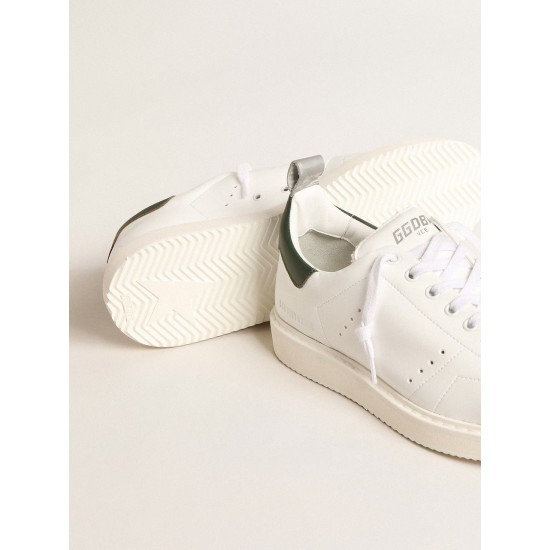 Bio-based Starter with green leather heel tab Bio-based Starter with green leather heel tab