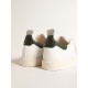 Bio-based Starter with green leather heel tab Bio-based Starter with green leather heel tab