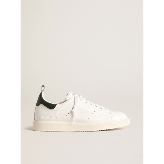 Bio-based Starter with green leather heel tab Bio-based Starter with green leather heel tab