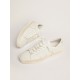 Men's Stardan in white leather Men's Stardan in white leather