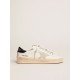 Men's Stardan with star in ice-gray suede and blu-navy heel tab Men's Stardan with star in ice-gray suede and blu-navy heel tab