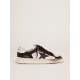 Men's Stardan in white and black leather Men's Stardan in white and black leather