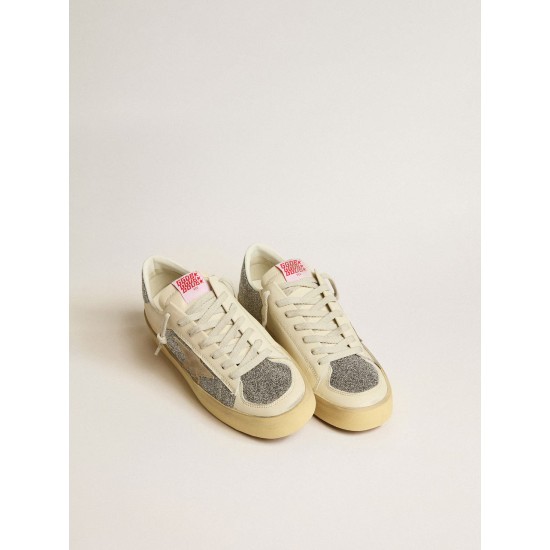 Men's Stardan in suede with sand star and Swarovski crystal inserts Men's Stardan in suede with sand star and Swarovski crystal inserts