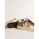 Men's Stardan LTD in gray leather with a pink leather star and heel tab Men's Stardan LTD in gray leather with a pink leather star and heel tab