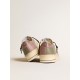 Men's Stardan LTD in gray leather with a pink leather star and heel tab Men's Stardan LTD in gray leather with a pink leather star and heel tab