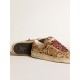 Men's Stardan LTD in animal-print pony skin with gold glitter star Men's Stardan LTD in animal-print pony skin with gold glitter star