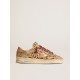 Men's Stardan LTD in animal-print pony skin with gold glitter star Men's Stardan LTD in animal-print pony skin with gold glitter star