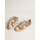 V-Star in dove-gray suede with white nappa leather star V-Star in dove-gray suede with white nappa leather star