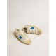 V-Star in white leather with light blue leather star V-Star in white leather with light blue leather star