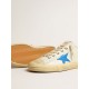 V-Star in white leather with light blue leather star V-Star in white leather with light blue leather star