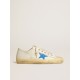 V-Star in white leather with light blue leather star V-Star in white leather with light blue leather star