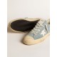 V-Star in silver-blue suede with white leather star V-Star in silver-blue suede with white leather star