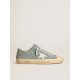 V-Star in silver-blue suede with white leather star V-Star in silver-blue suede with white leather star