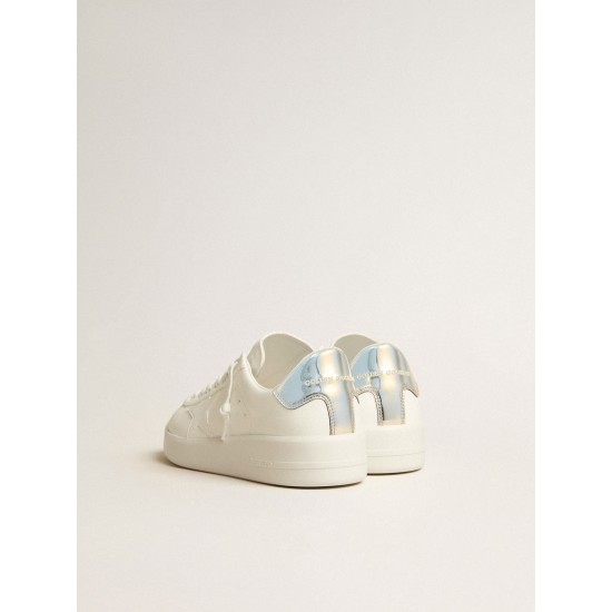 Men’s bio-based Purestar with white star and mirror-effect heel tab Men’s bio-based Purestar with white star and mirror-effect heel tab