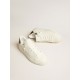 Purestar with white star and burgundy lizard-print heel tab Purestar with white star and burgundy lizard-print heel tab