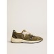 Men’s Dad-Star in suede and mesh with black leather star and heel tab Men’s Dad-Star in suede and mesh with black leather star and heel tab