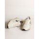 Running Sole in white mesh and nappa leather with a blue star Running Sole in white mesh and nappa leather with a blue star